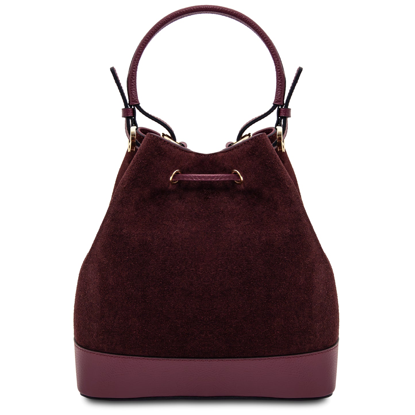 Minerva Leather Bucket Bag