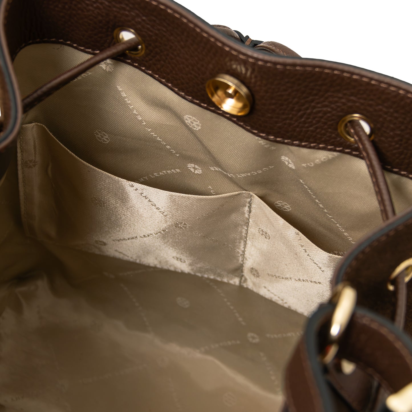 Minerva Leather Bucket Bag