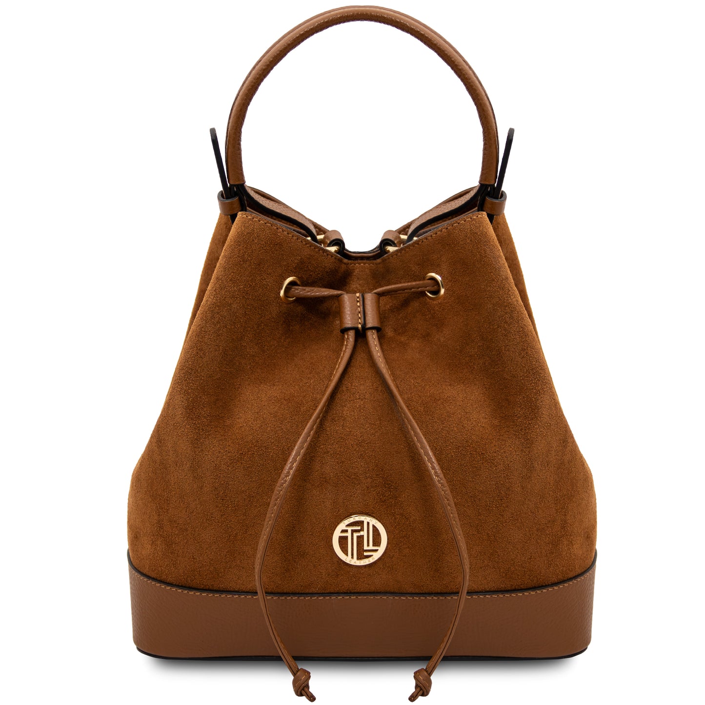 Minerva Leather Bucket Bag
