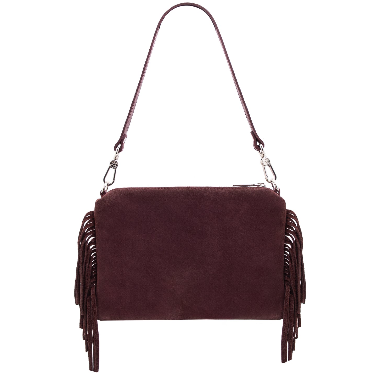Nomad Suede Fringe Crossbody