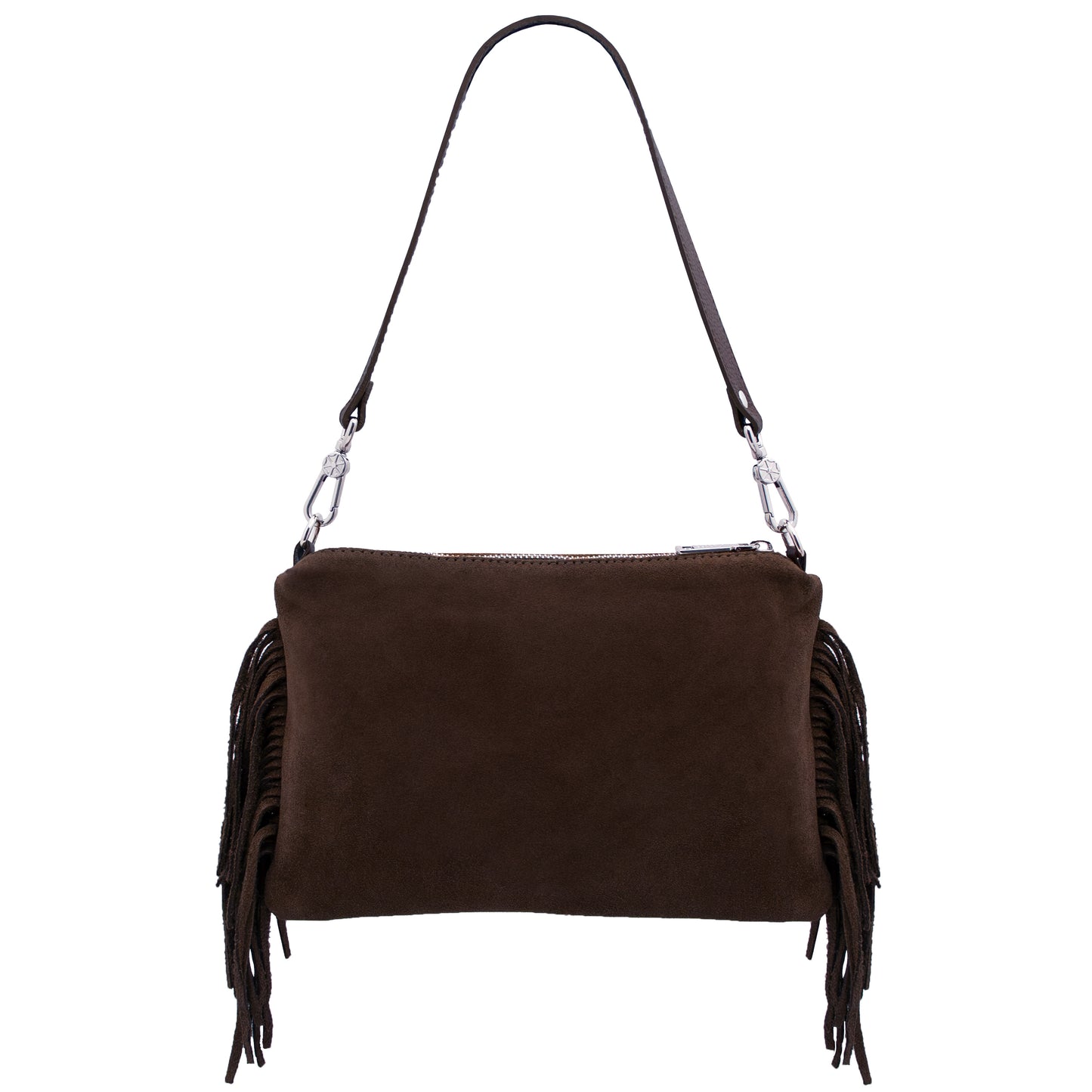 Nomad Suede Fringe Crossbody