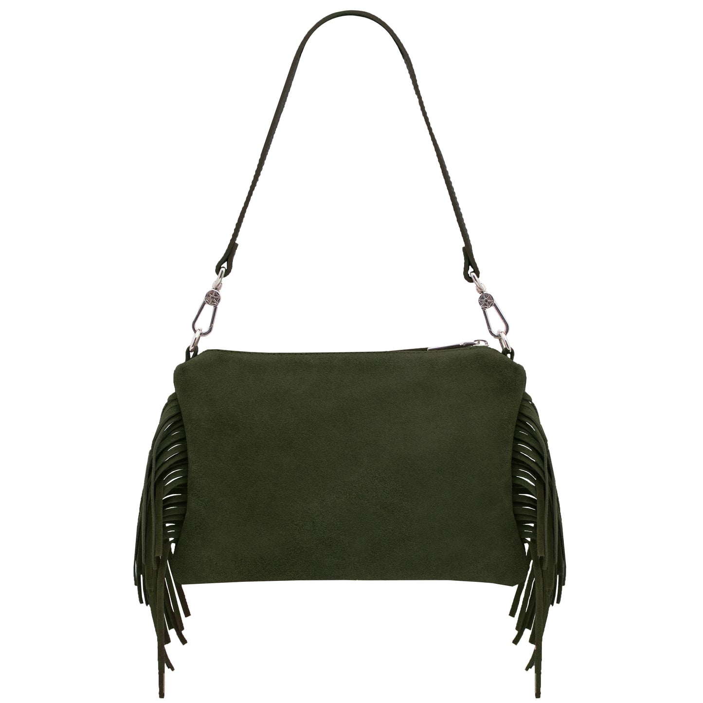 Nomad Suede Fringe Crossbody