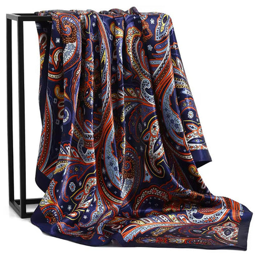 Elettra Paisley Silk Scarf