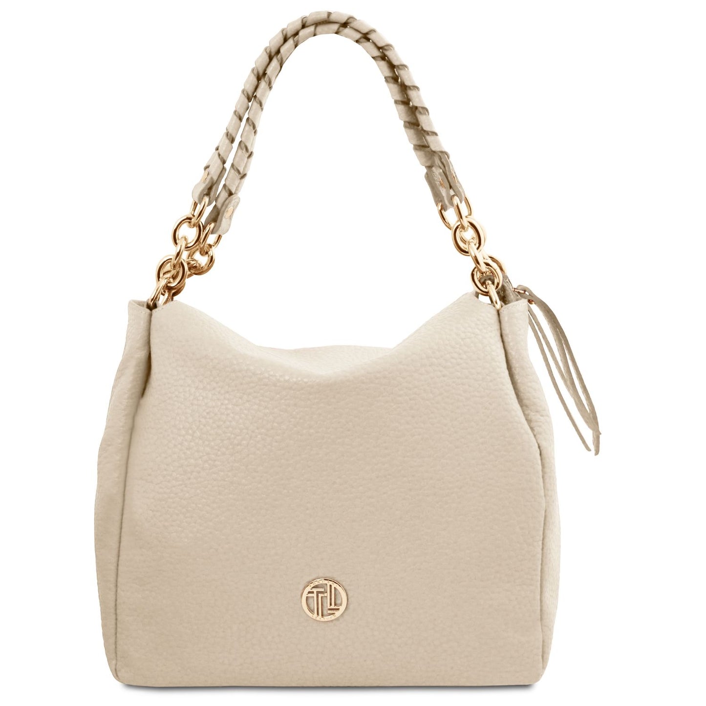 Amy Soft Leather Tote Bag Beige by Montipi Australia