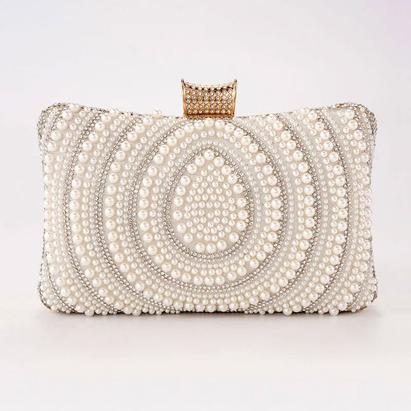 Aurora Pearl Luxe Clutch