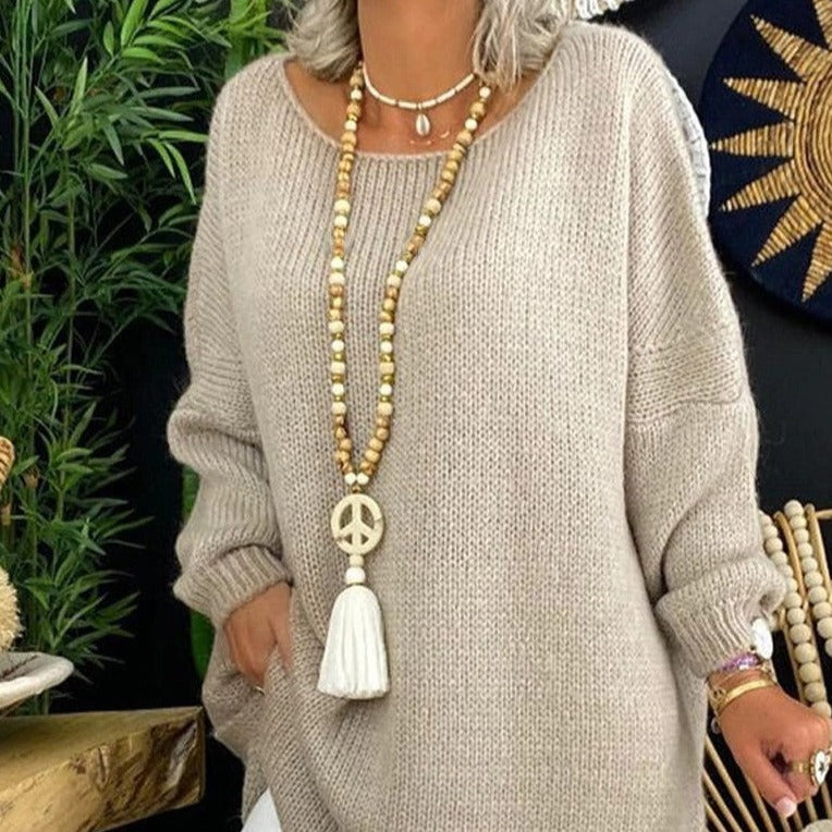 Beach Boho Chic Tassel Beaded Necklace Montipi