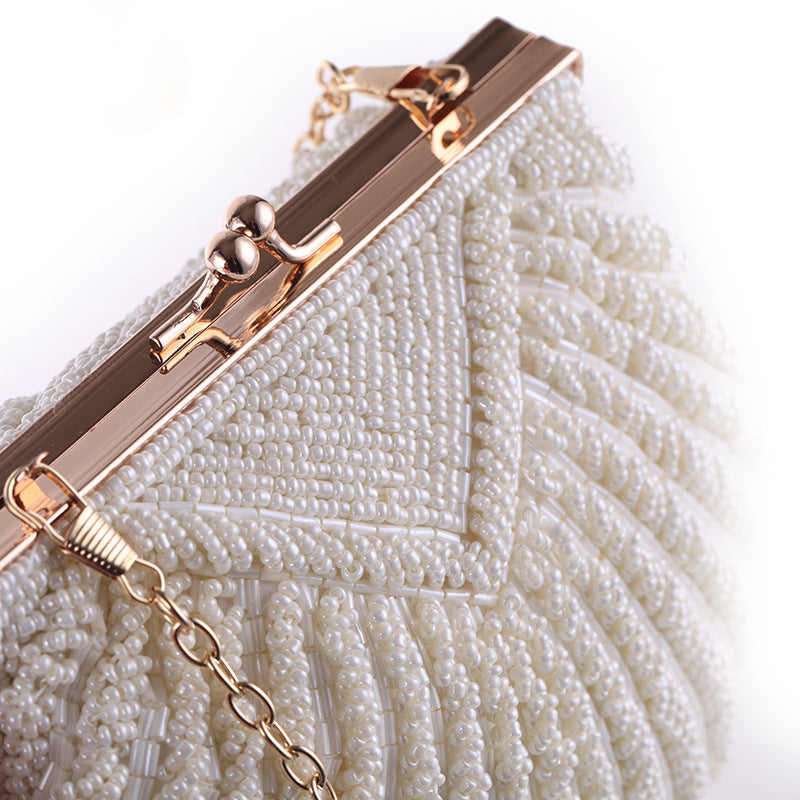 Beaded Shell Bahamas Clutch Bag Montipi