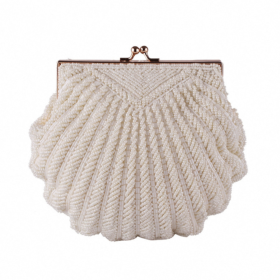 Beaded Shell Bahamas Clutch Bag Montipi