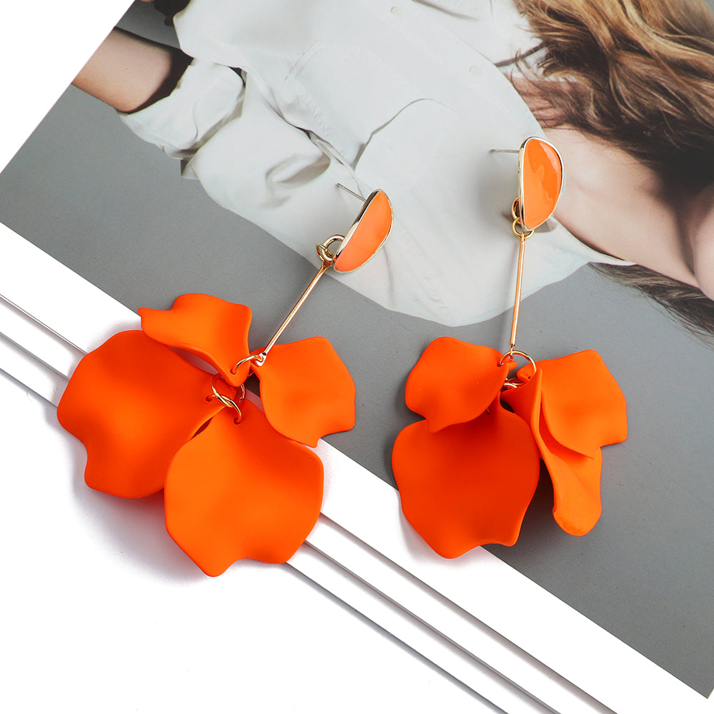 Bella Acrylic Petal Drop Earrings Montipi