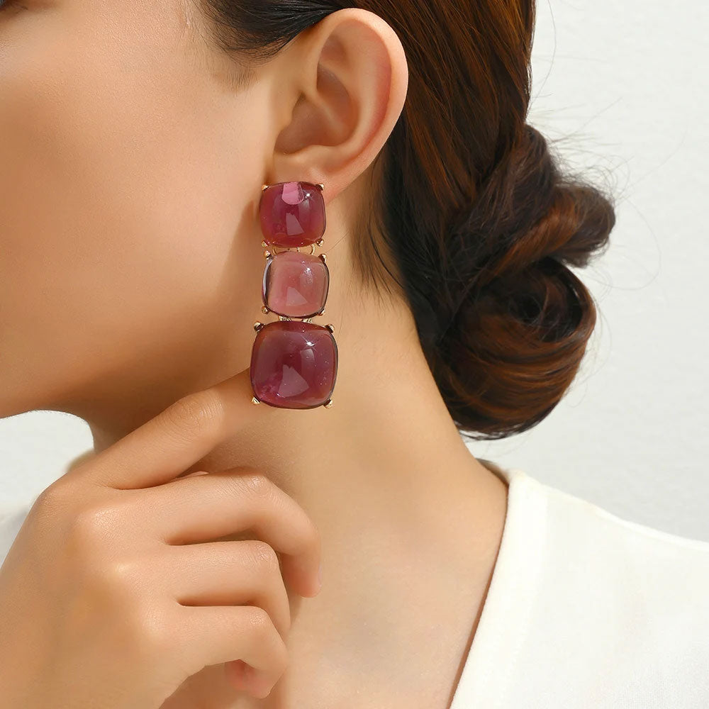 Boheme Spring Dangle Drop Earrings Montipi