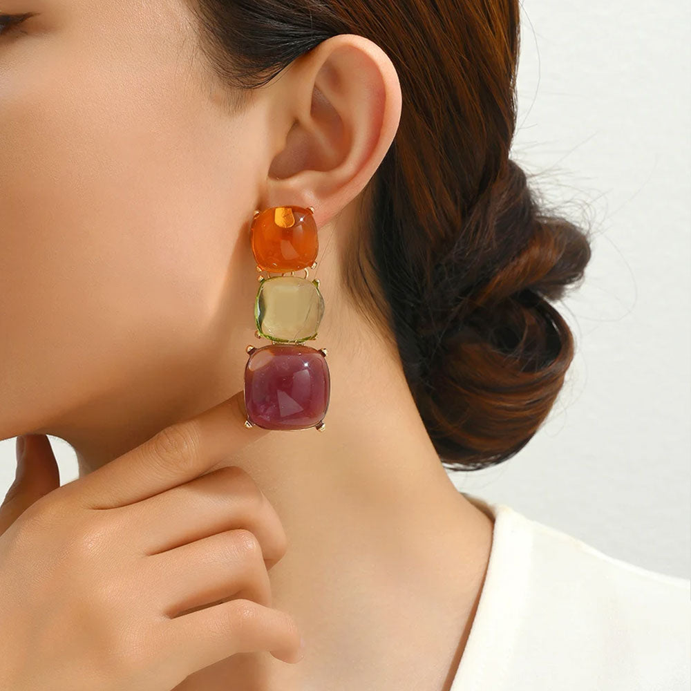 Boheme Spring Dangle Drop Earrings Montipi