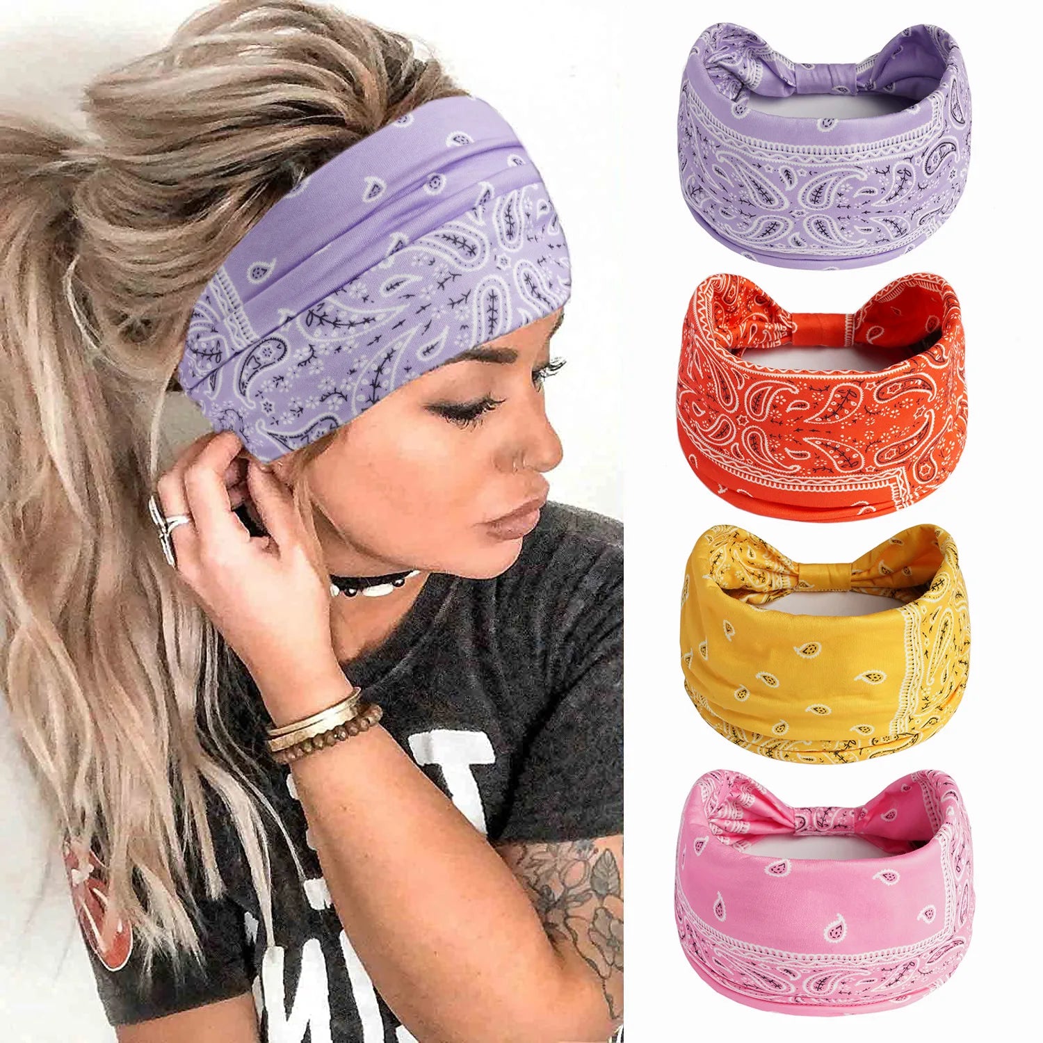 Boho Spring Bandana Headband Montipi
