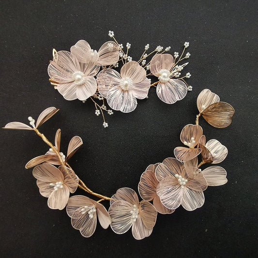 Bridal Boho Flower Hair Decorations Montipi