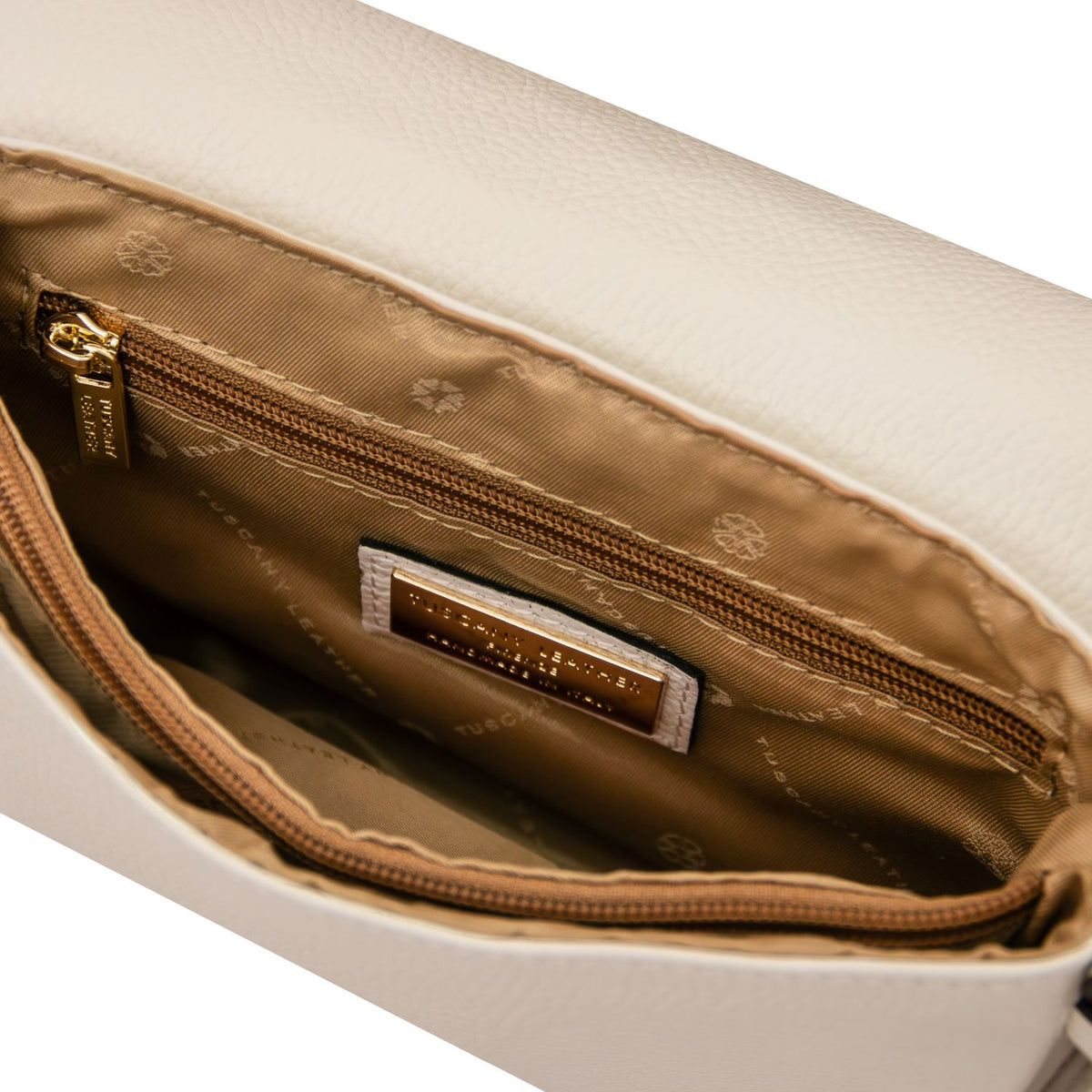 Biscuit Soft Leather Crossbody Bag
