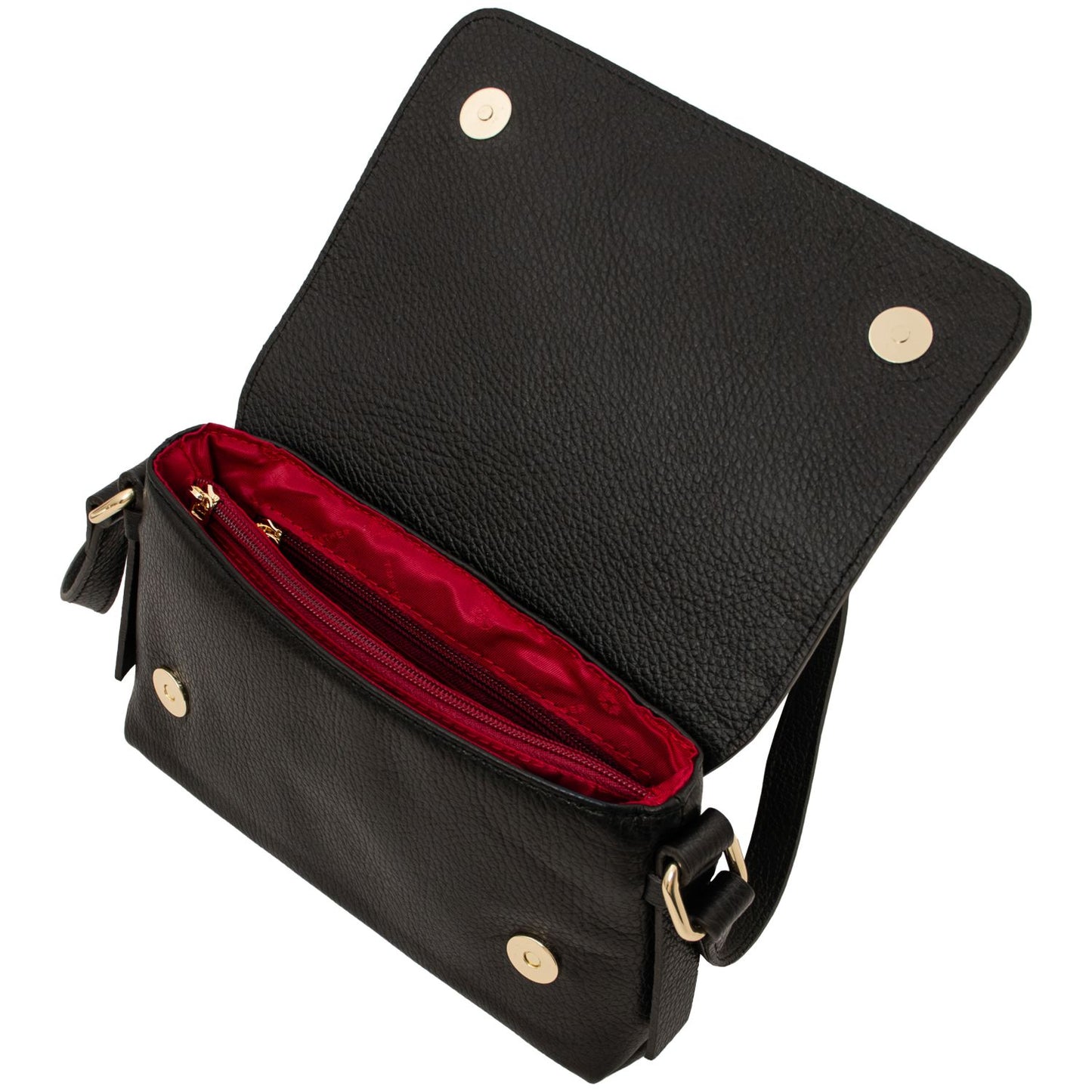 Biscuit Soft Leather Crossbody Bag