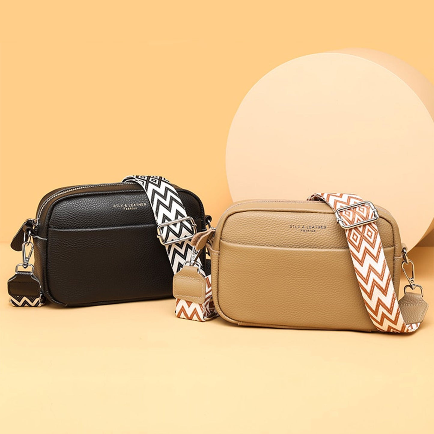 Casual Chic Leather Crossbody Bag Montipi