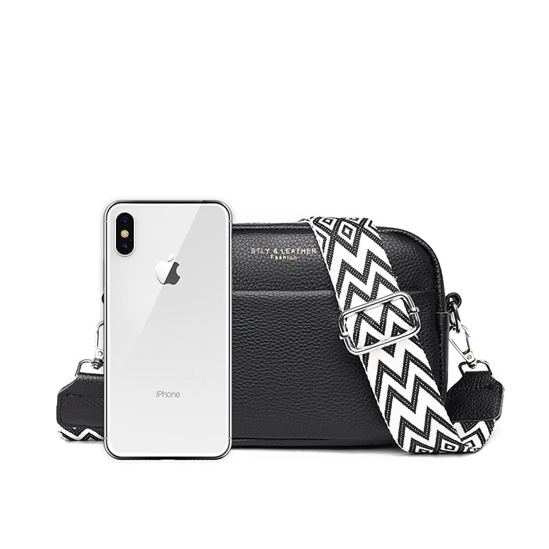 Casual Chic Leather Crossbody Bag Montipi