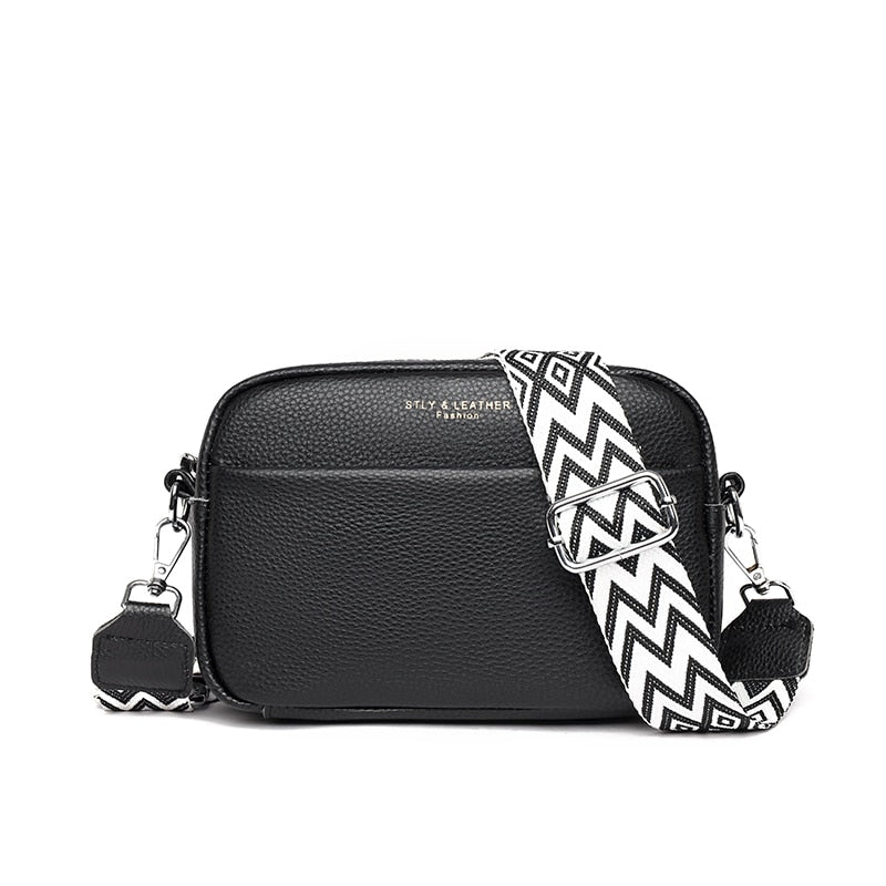 Casual Chic Leather Crossbody Bag Montipi