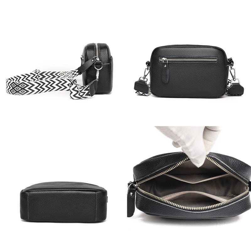 Casual Chic Leather Crossbody Bag Montipi