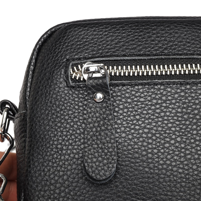 Casual Chic Leather Crossbody Bag Montipi