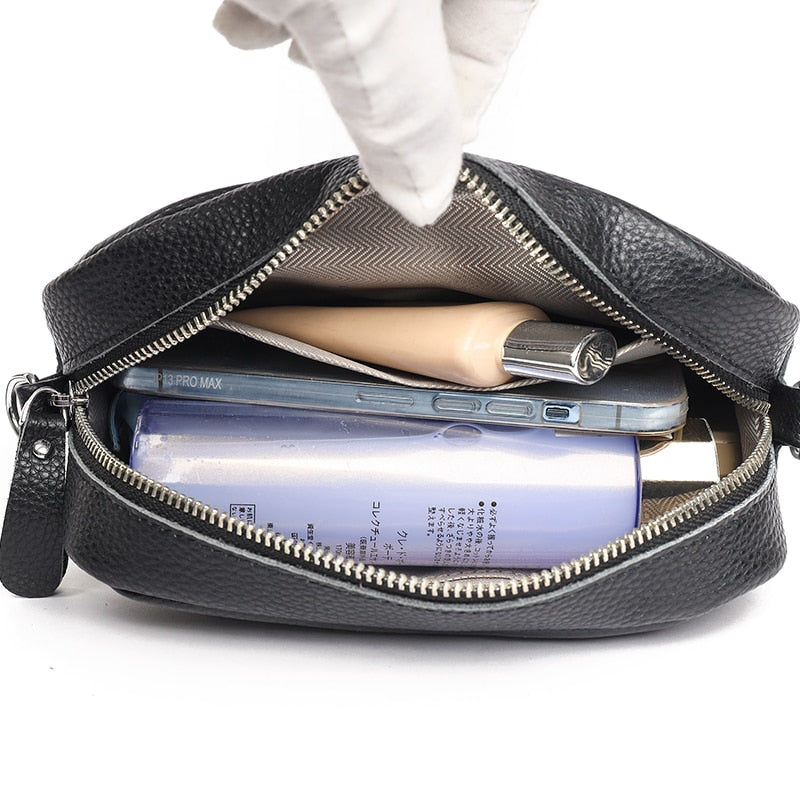 Casual Chic Leather Crossbody Bag Montipi