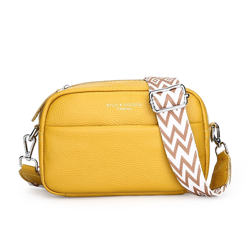 Casual Chic Leather Crossbody Bag Montipi