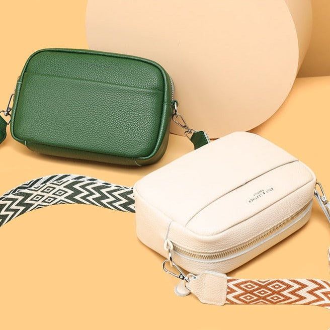 Casual Chic Leather Crossbody Bag Montipi
