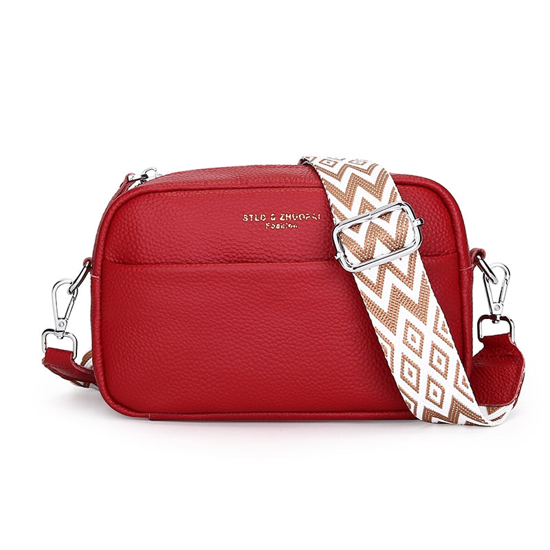 Casual Chic Leather Crossbody Bag Montipi