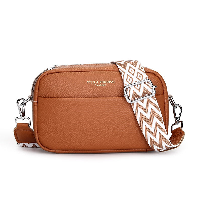 Casual Chic Leather Crossbody Bag Montipi