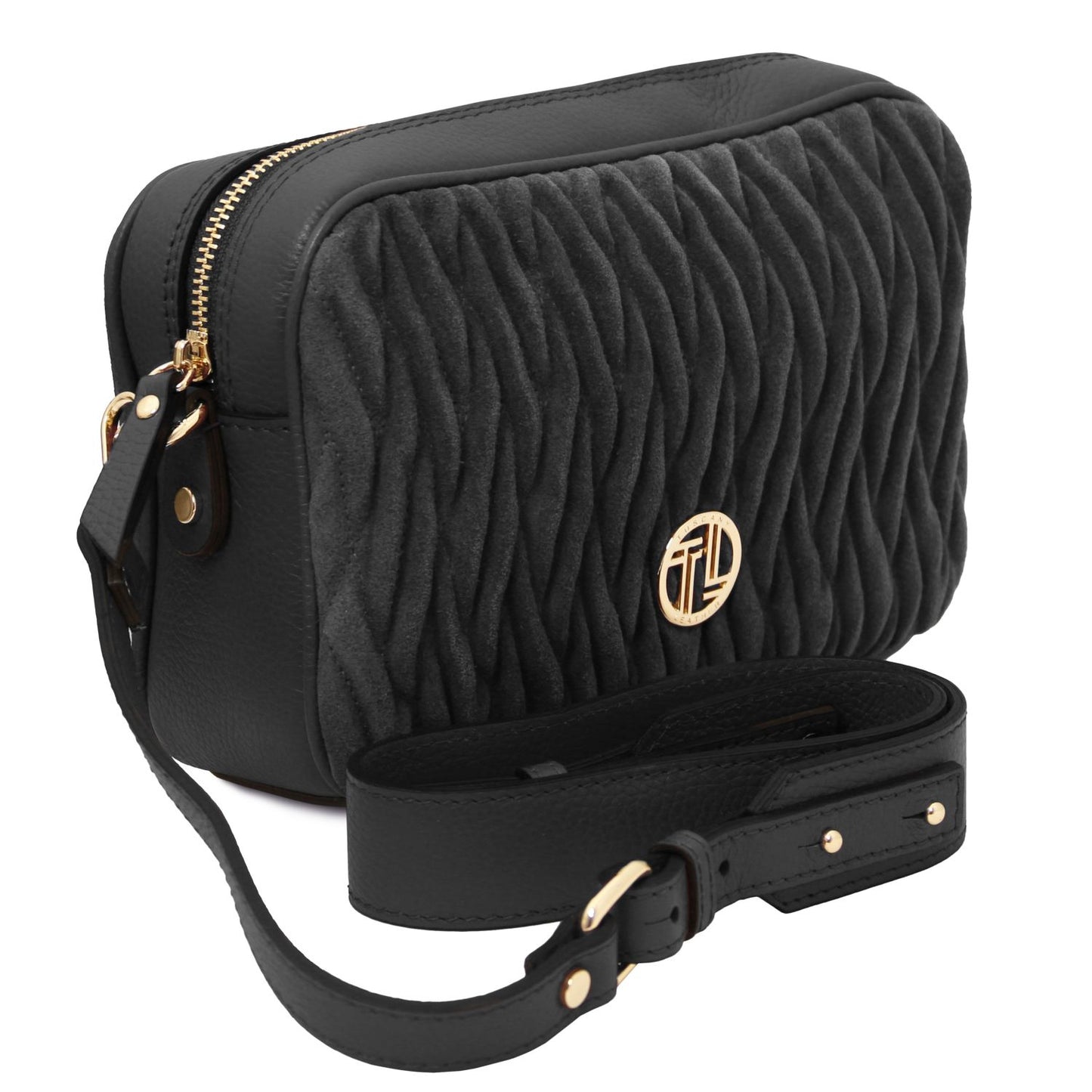 Chantilly Suede Crossbody Bag