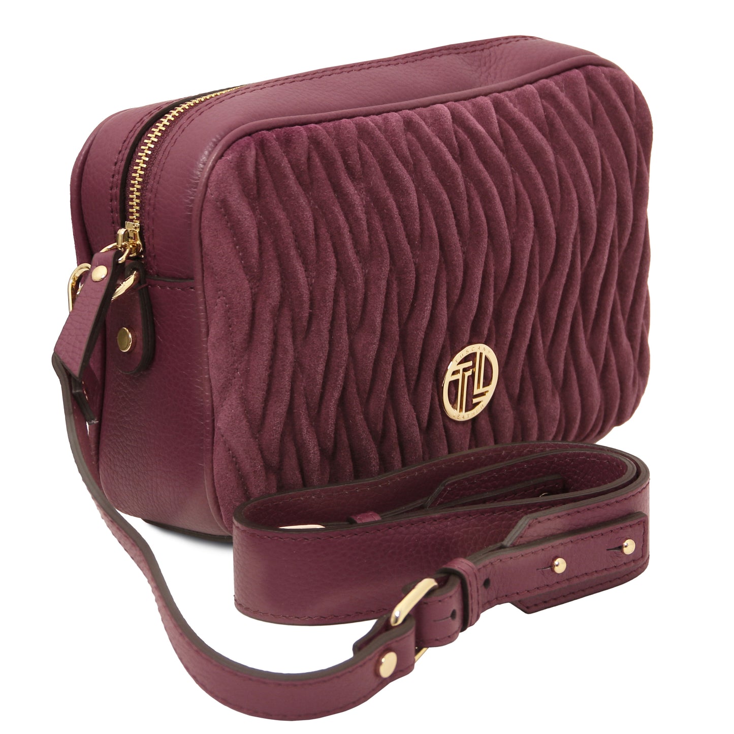 Chantilly Suede Crossbody Bag