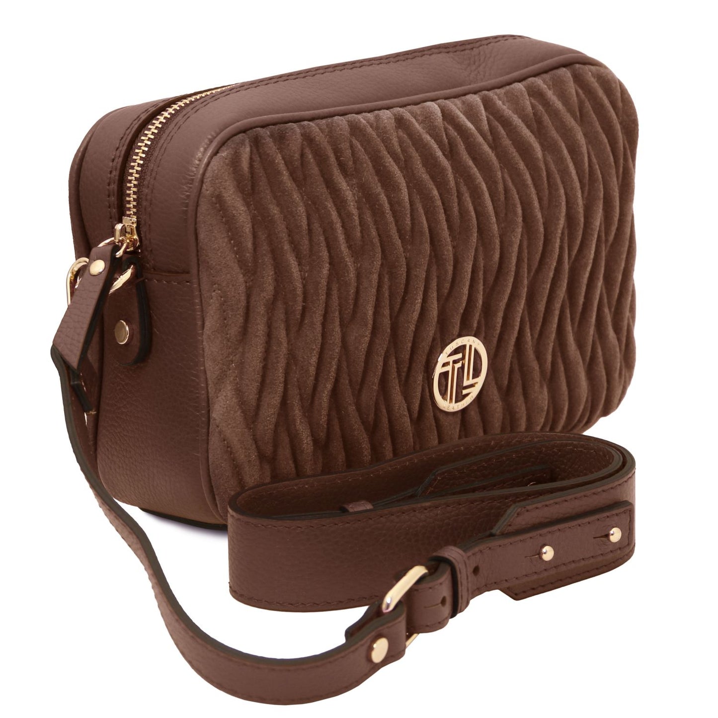 Chantilly Suede Crossbody Bag