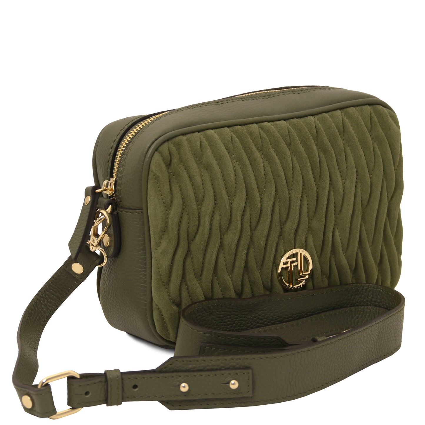 Chantilly Suede Crossbody Bag