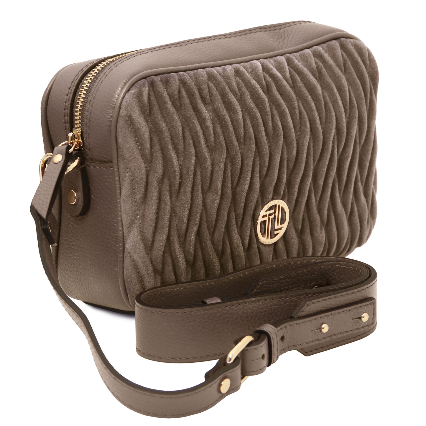 Chantilly Suede Crossbody Bag