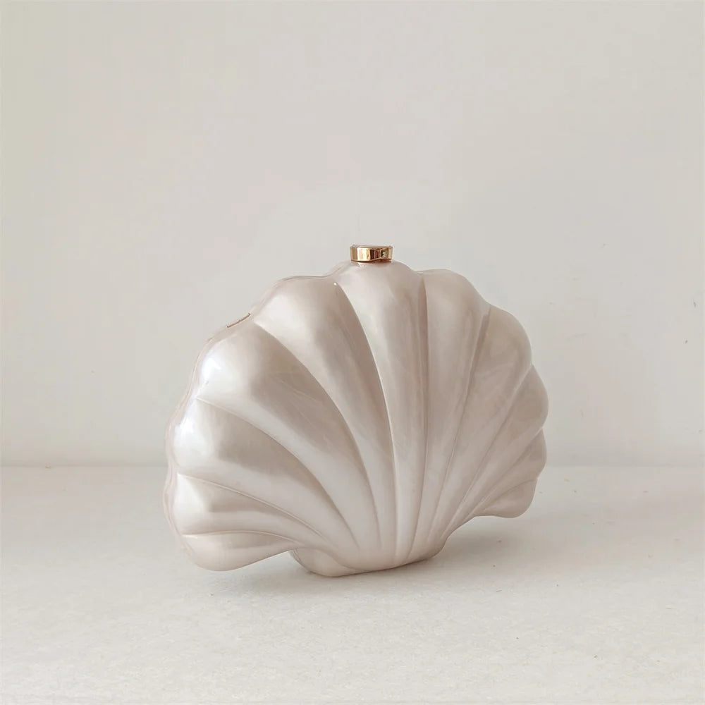 Chic Summer Mermaid Pearl Shell Clutch Bag by Montipi Australia