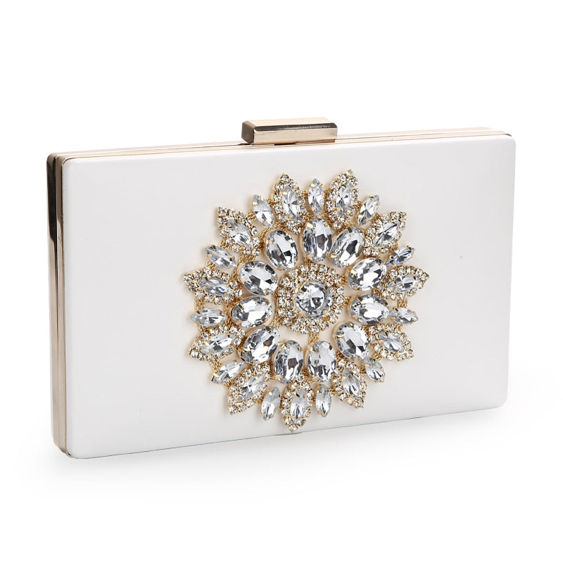 Diamond White Clutch Bag Montipi