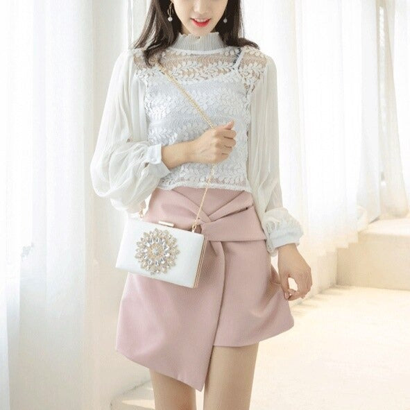 Diamond White Clutch Bag Montipi