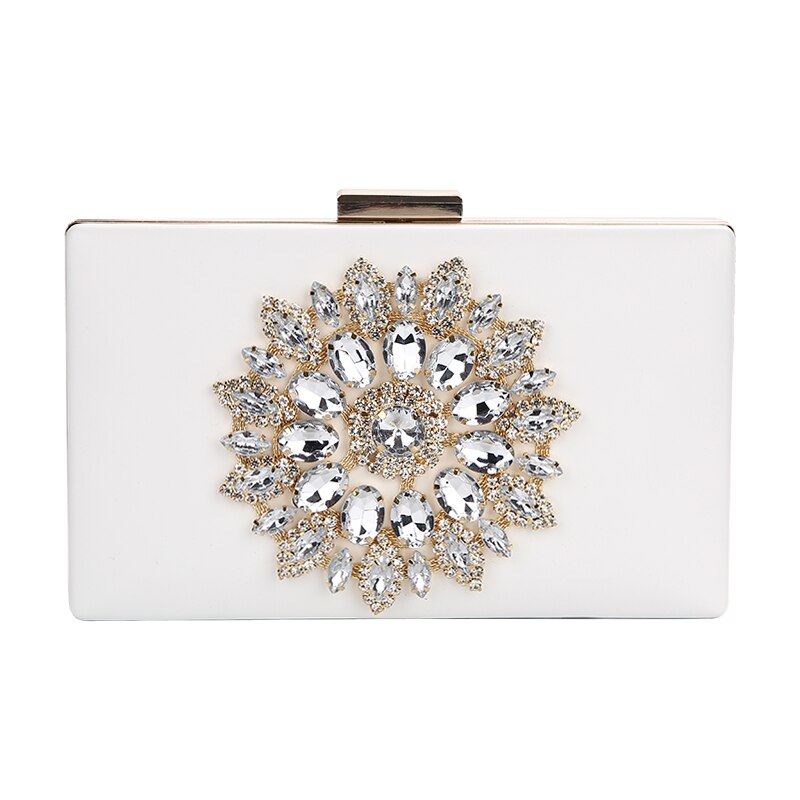 Diamond White Clutch Bag Montipi
