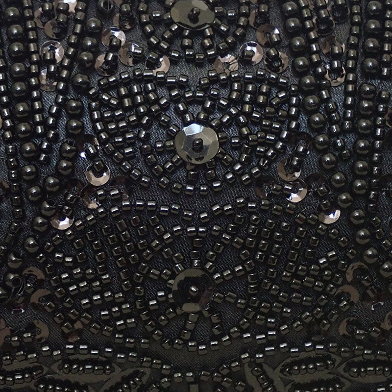 Elegant-Black-Beaded-Evening-Clutch-Bag-Beads-and-Pearl-Detailing-by-Montipi-Australia