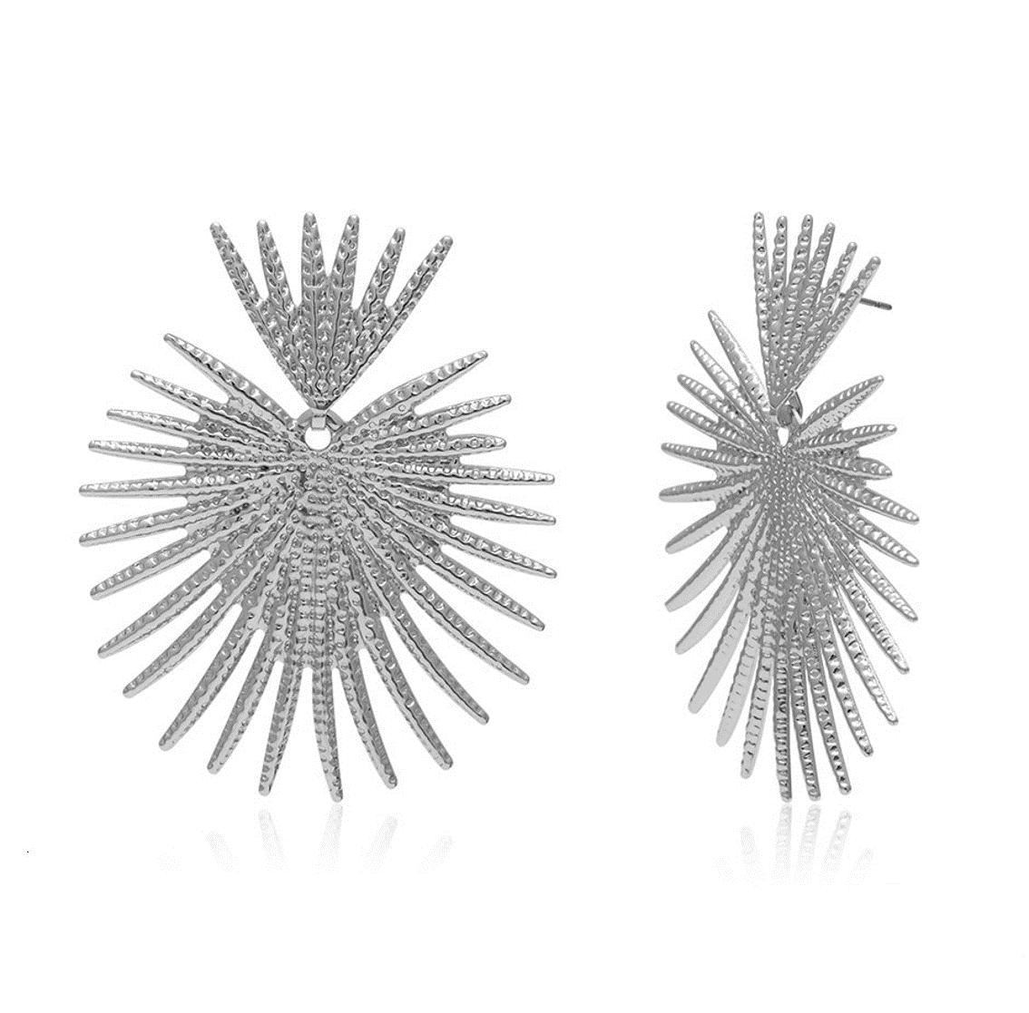 Exotic Palm Designer Statement Earrings Montipi