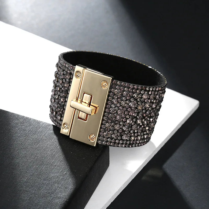 Crystal Dust Cuff Bracelet
