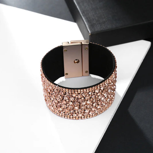 Crystal Dust Cuff Bracelet