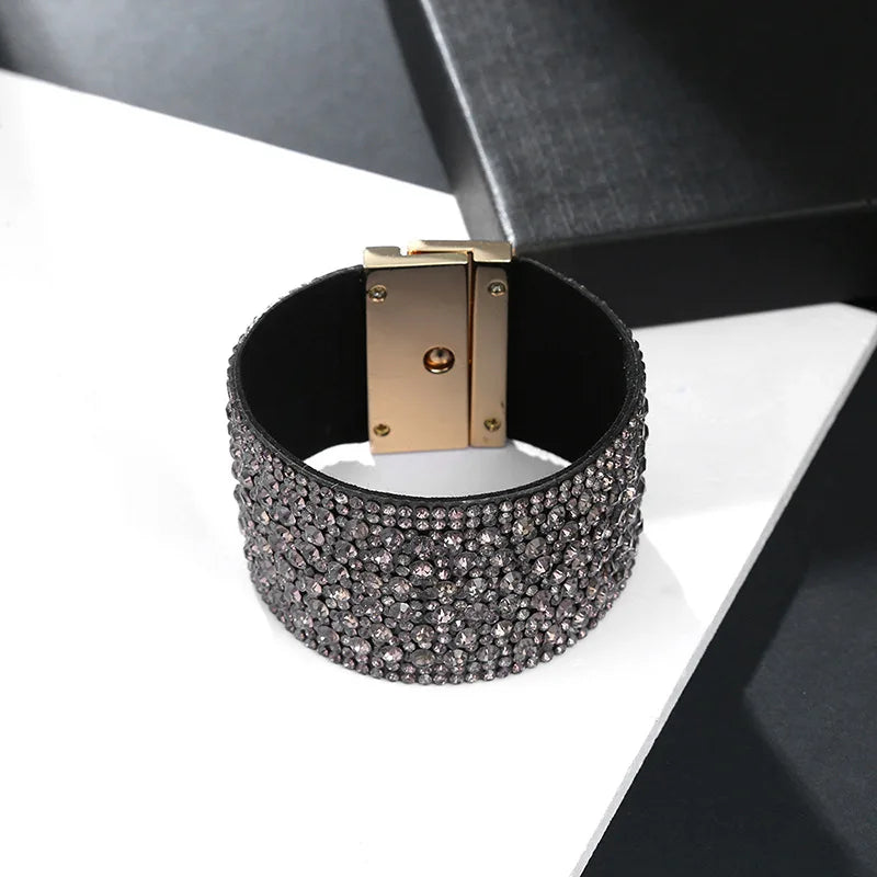Crystal Dust Cuff Bracelet