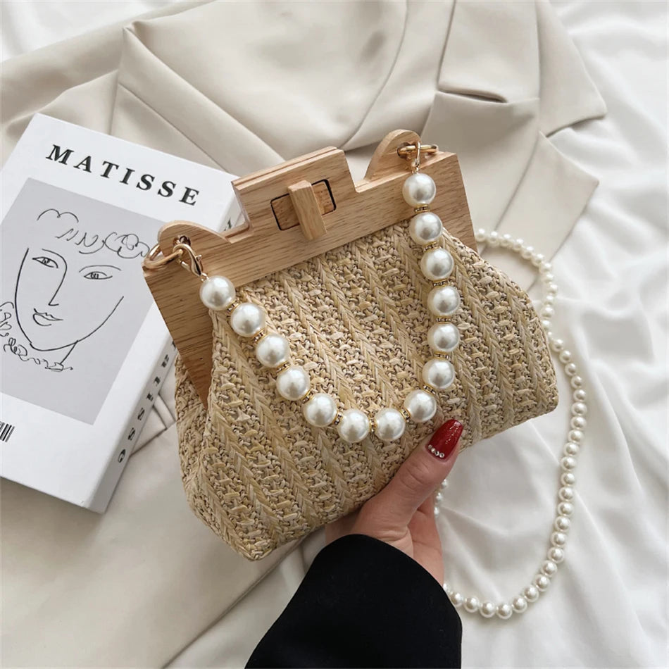 Island Boho Mini Pearl Handbag Montipi