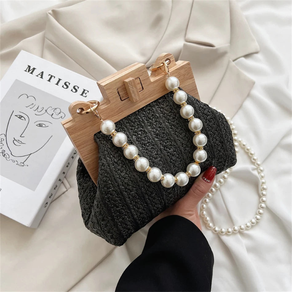 Island Boho Mini Pearl Handbag Montipi