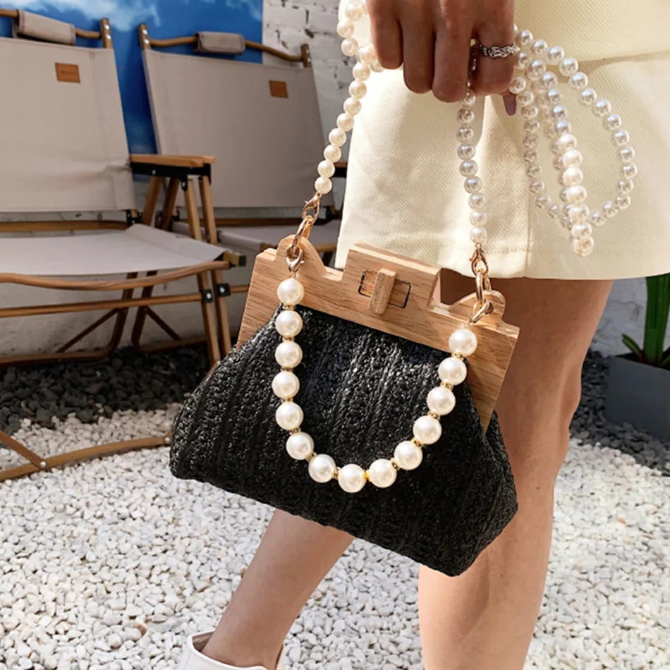 Island Boho Mini Pearl Handbag Montipi