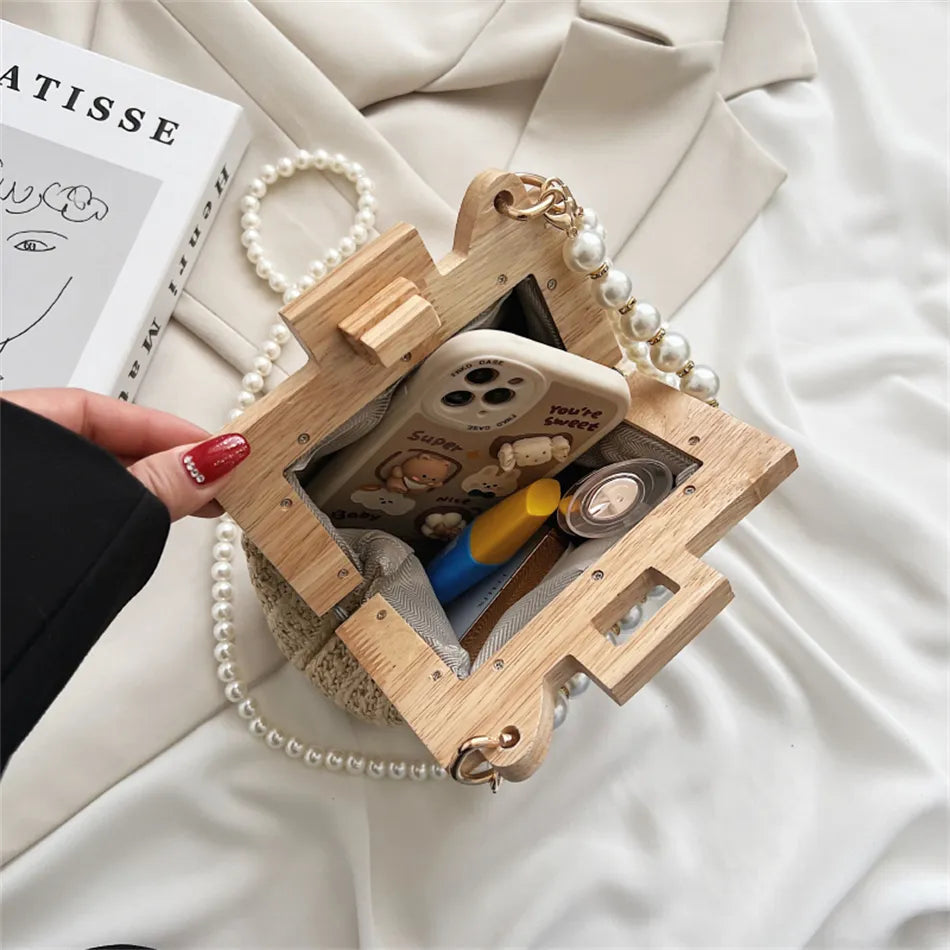 Island Boho Mini Pearl Handbag Montipi