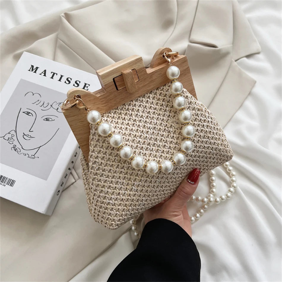 Island Boho Mini Pearl Handbag Montipi