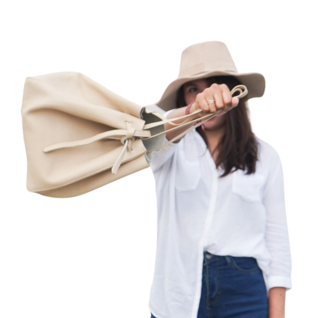 La Boheme Chic Leather Tote Bag Montipi