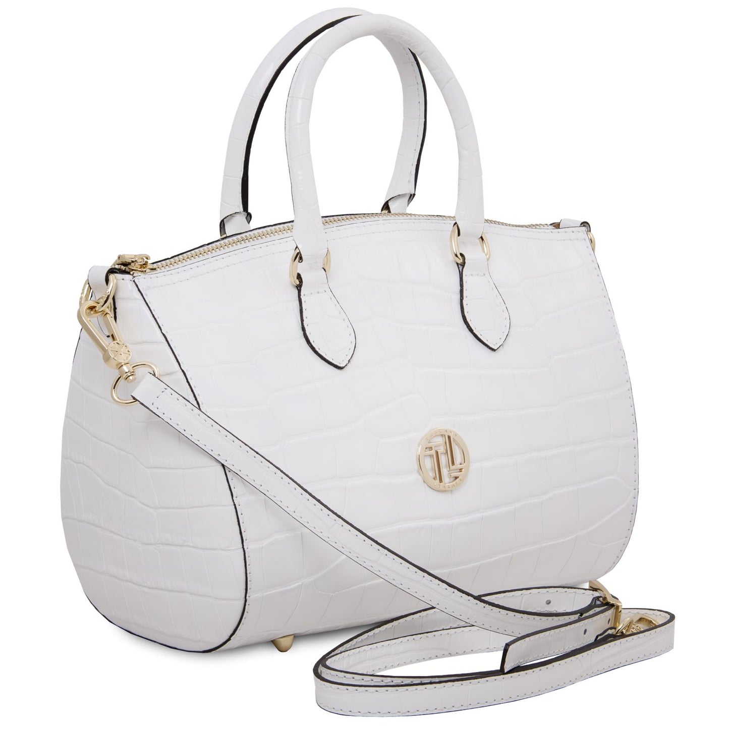 Layla Croc Edition Leather Bag